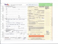 Sample FedEx International Airbill